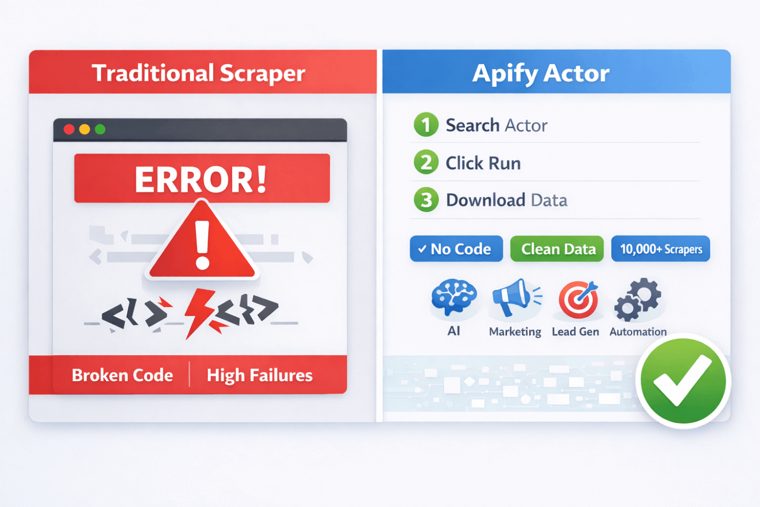 Stop wasting time fixing fragile scrapers.