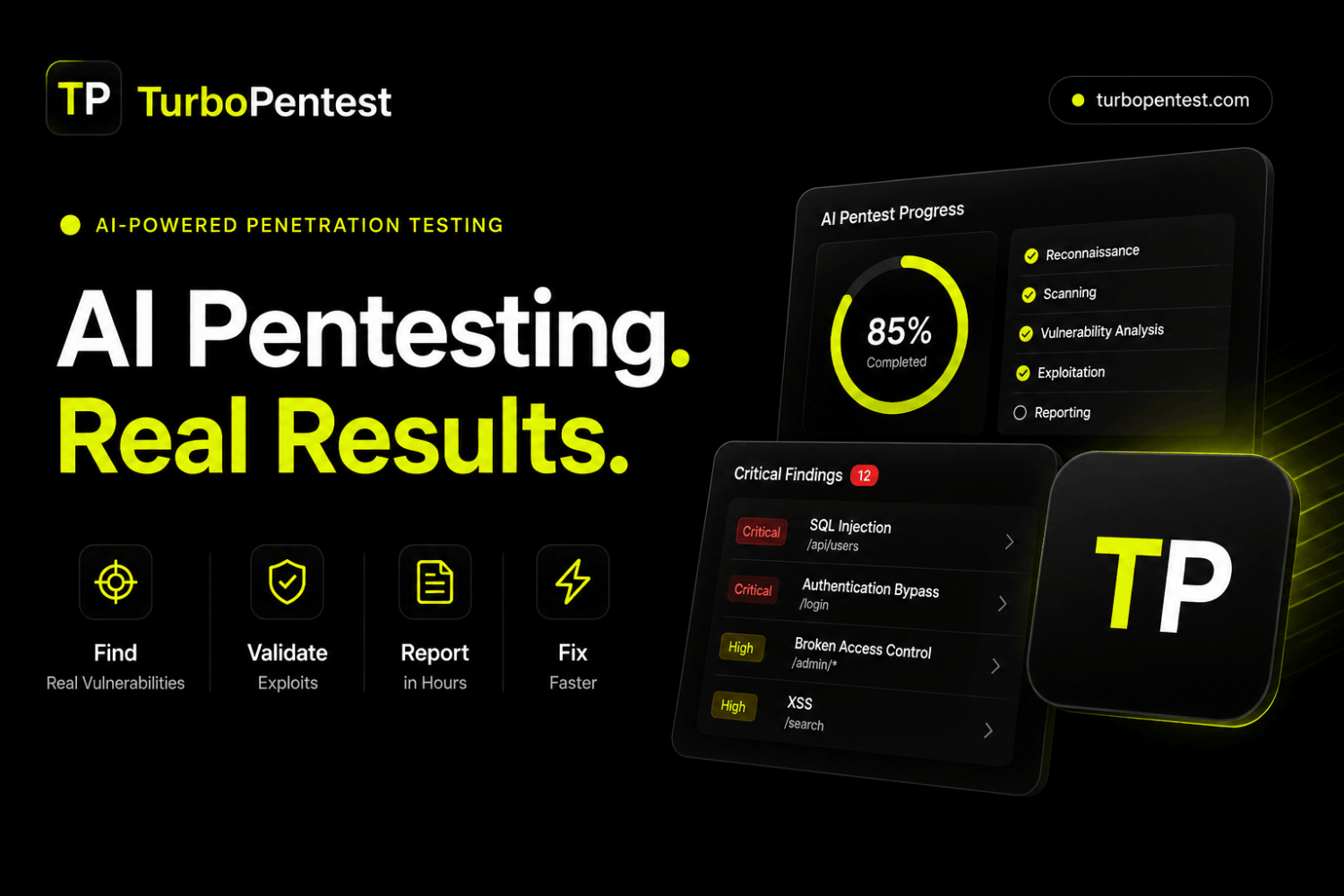 AI Pentesting. Real Results.
