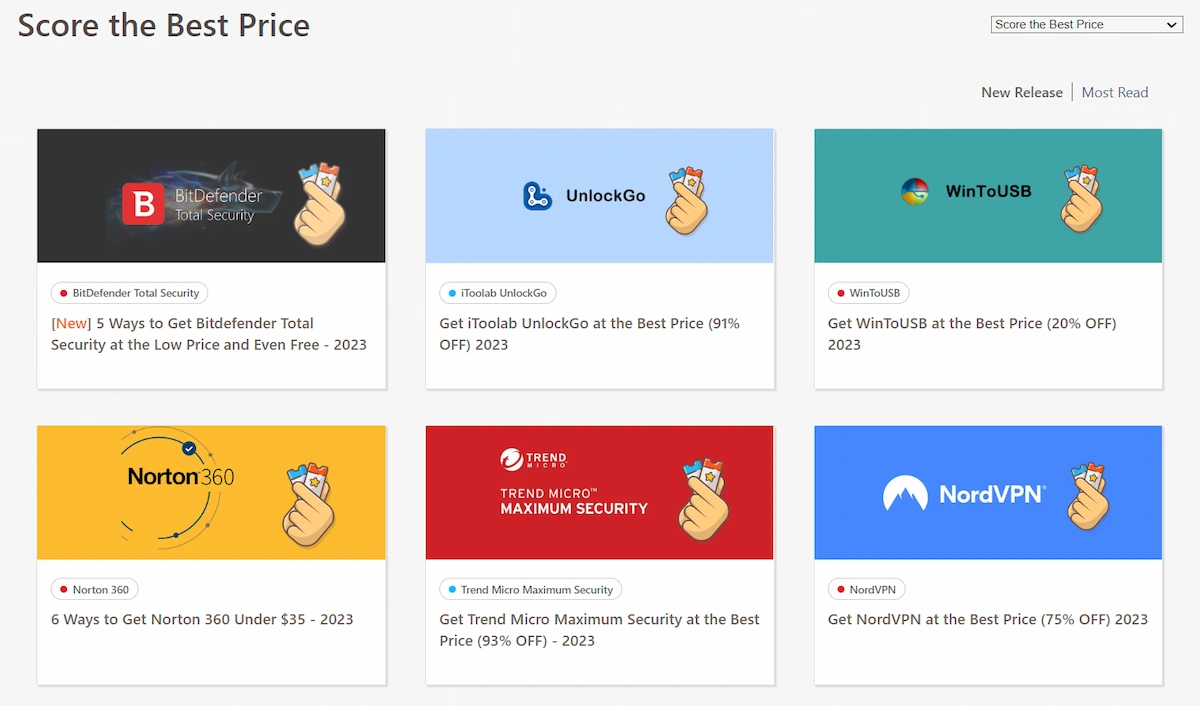 Score the Best Price